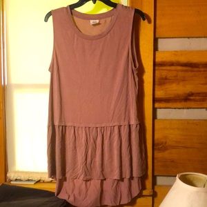 Ladies, large model cotton silky feel sleeveless top, great condition.